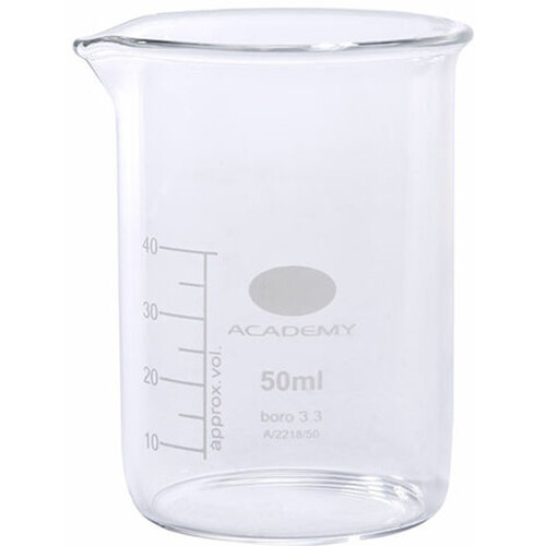 50ml glass beaker lab - glass,