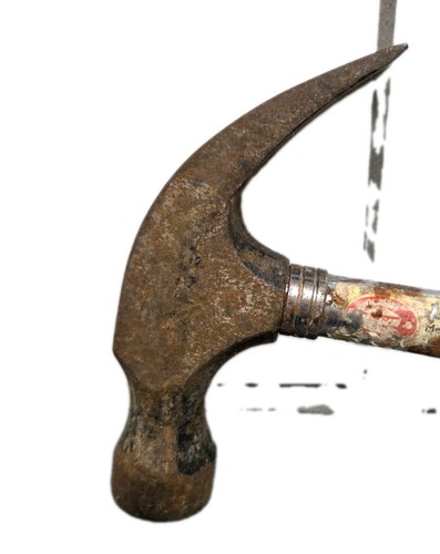 Vintage claw hammer with - claw,