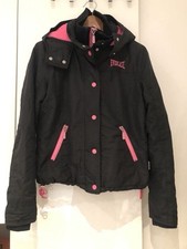 Everlast Women's Hooded Jacket Black Size 8