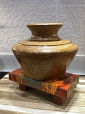 Vintage Large Wooden Vase
