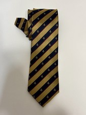 Electric Boat Silk Tie Navy