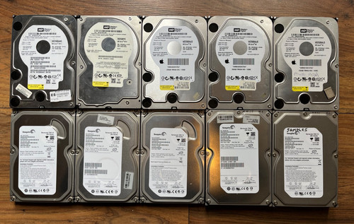 Job lot seagate wd - 10, x