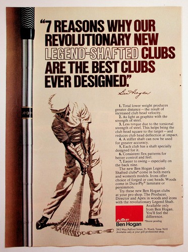 Ben hogan vintage - ben, ad