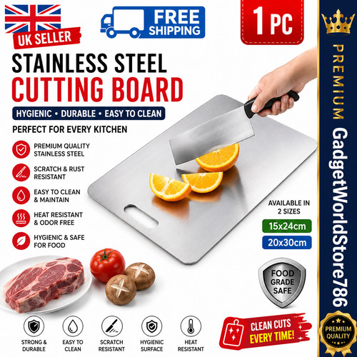 Stainless steel chopping - stainless, board
