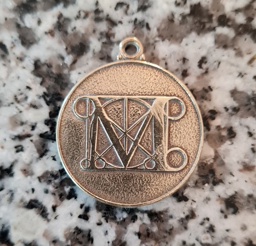Freemasonry brass pendant - brass,