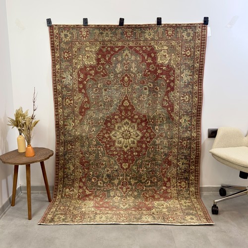 4x6 burgundy oriental - 4x6, vintage