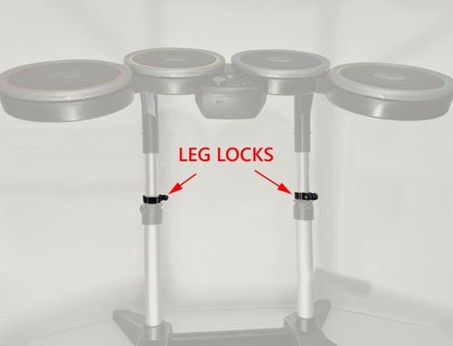 Rock band drum - locks, -fix