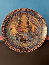 Royal Worcester Egyptian Plate Tutankhamun And Ankhesenamun Legends Of The Nile