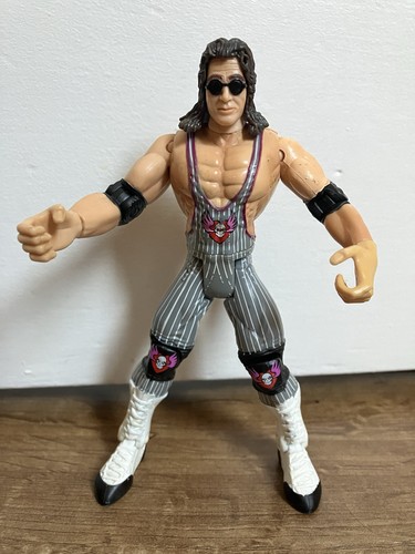 Wwe bret hart hitman grey - grey, rare
