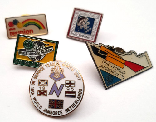 Boy scouts pin badges - 5, x