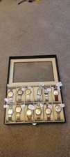 Vintage Watch Collection x12  Display Case ROTARY SMITHS Hesperia Joblot Bundle