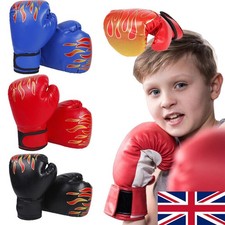 Kids Children Boxing Gloves MMA Punching Sparring Bag Mitts Kids Training