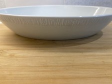 Rocha John Rocha Barcode Rare Large Serving Dish Bowl White Porcelain Tureen
