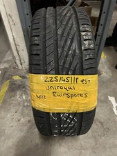 225/40/18  Uniroyal Sport 5 /  95y  7.08mm Tread PART WORN TYRE - DOT 14/22