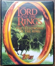 TOPPS LoTR FoTR Fellowship Of The Ring Trading Card Binder / Album