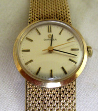 9ct gold ladies - 9ct, omega