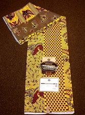 6yards African print real wax
