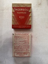 Vintage Ingersoll Yankee Pocket Watch Box