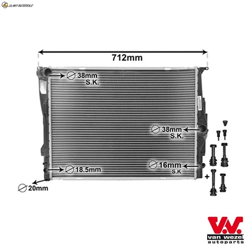 Radiator engine cooling - engine,