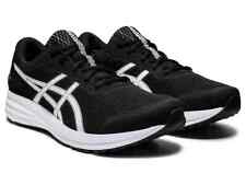 Asics Men's Running Shoes Patriot 12 Black / White Mesh Trainers