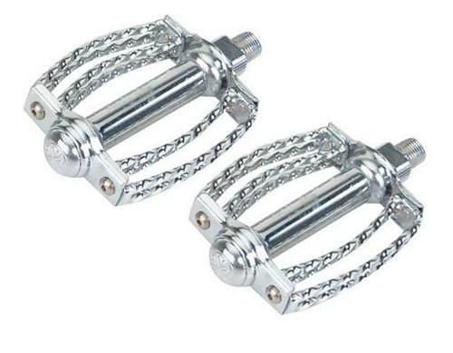 Chrome custom bicycle pedals - chrome,
