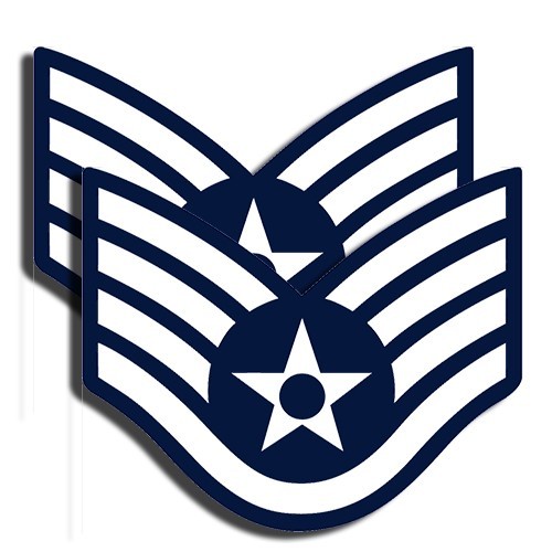 Air force rank staff - staff, sergeant