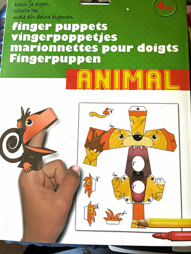 Animal monkey finger puppet - animal,