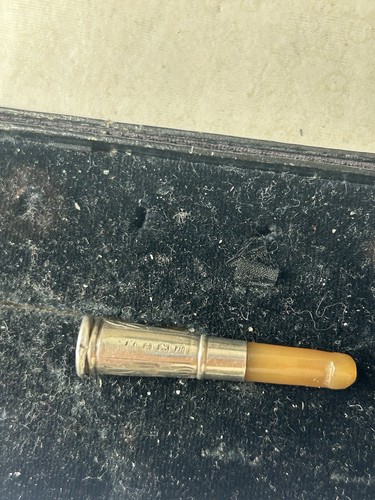 Sterling silver cheroot holder - sterling,