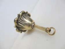 Vintage Brass Ceiling Light Chandelier Rose Old Rococo Hanger Base 4"W