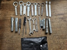 Vintage motorcycle toolkit - vintage,