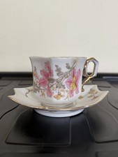 Cup and Saucer Set Of Two - Japanese Cherry Blossom Design
