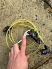 2004 Magura Rear HS33 Custom Brake - 4 Finger Lever with Clear Hose