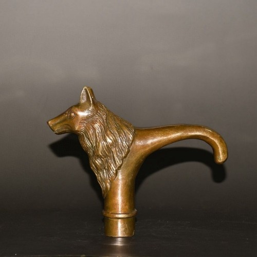 Bronze handmade carved dog - bronze,