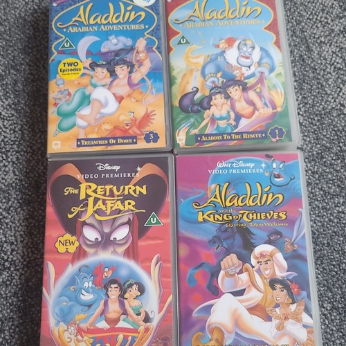 Walt disney aladdin vhs bundle - walt,