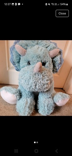 Large blue dinosaur cuddle - large,