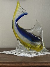 Authentic Murano Glass Fish Ornament – 25cm x 29cm – Handcrafted Art Glass