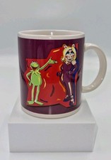 The Muppets Ceramic Mug Kermit & Miss Piggy 3.5" Coffee Cup Jim Henson Downpace