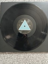 1973 Danish Press Dark Side Of The Moon Solid Blue Triangle