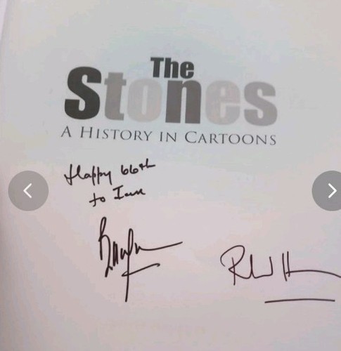 Bill wyman hand signed the - bill,