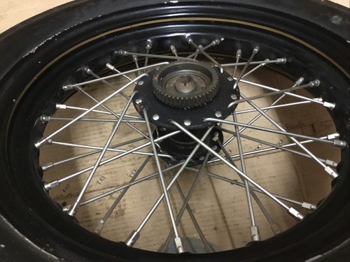 Triumph custom bobber - triumph, rear