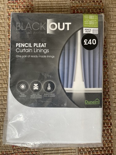 Dunelm blackout curtain lining - dunelm,