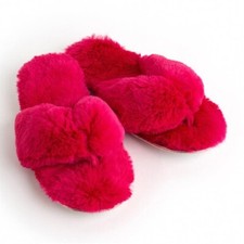 Avon Faux Fur Summer Slippers 