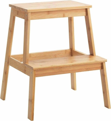 Bamboo step stool sturdy - bamboo,