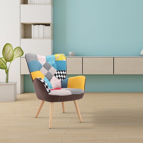 Upholstered fabric patchwork - fabric,