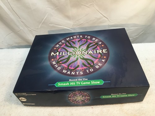 Who wants a - a, millionaire