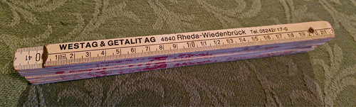 Retro vintage west - west, german