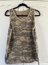 Sleeveless Camo Vest Top
