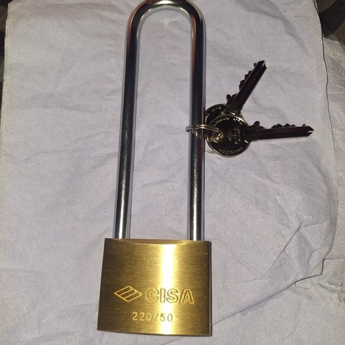 Cisa brass padlock - 22011, ka