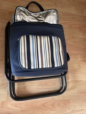 Folding Fishing Chair Backpack Stool Seat Outdoor Garden Picnic Insulated Bag