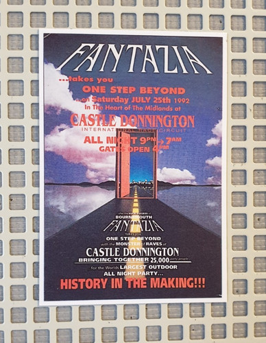 Flyer fridge magnet fantazia - flyer,